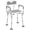 Light Grey, variant on HOMCOM Adjustable Shower Chair with Arms Back Padded Seat for Seniors