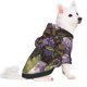 thumbnail image 2 of Fotbe Lilacs Teapot Scenic Painting Sudadera con Estampado para Perros Pequeños – Suéter con Capucha para Mascotas, Tela Suave de Forro Polar con Bolsillo-Small, 2 of 7