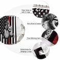 thumbnail image 6 of Shower Curtain Bathroom Set Patriotic Stars and Stripes Koala Waterproof Fabric Shower Curtains with Grommets&Hooks, USA Flag Red Line Animal Privacy Bath Curtain for Bathtub 36x72in, 6 of 9