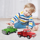 thumbnail image 4 of HYPERLIVING Juguete de Aleación para Niños de 1:32, la Puerta Del Auto Se Puede Abrir, Pequeño Juguete de Camión Azul para Niños Pequeños de 2 a 8 Años, Regalos de Cumpleaños de Navidad de Pascua, 4 of 7