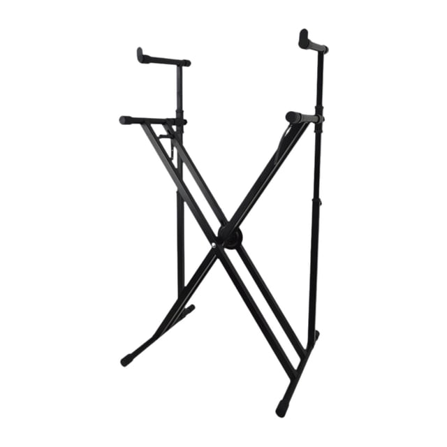 Soporte para Teclado en Forma de X CUTICAT Doble Refuerzo Hierro para Pianos Electrónicos