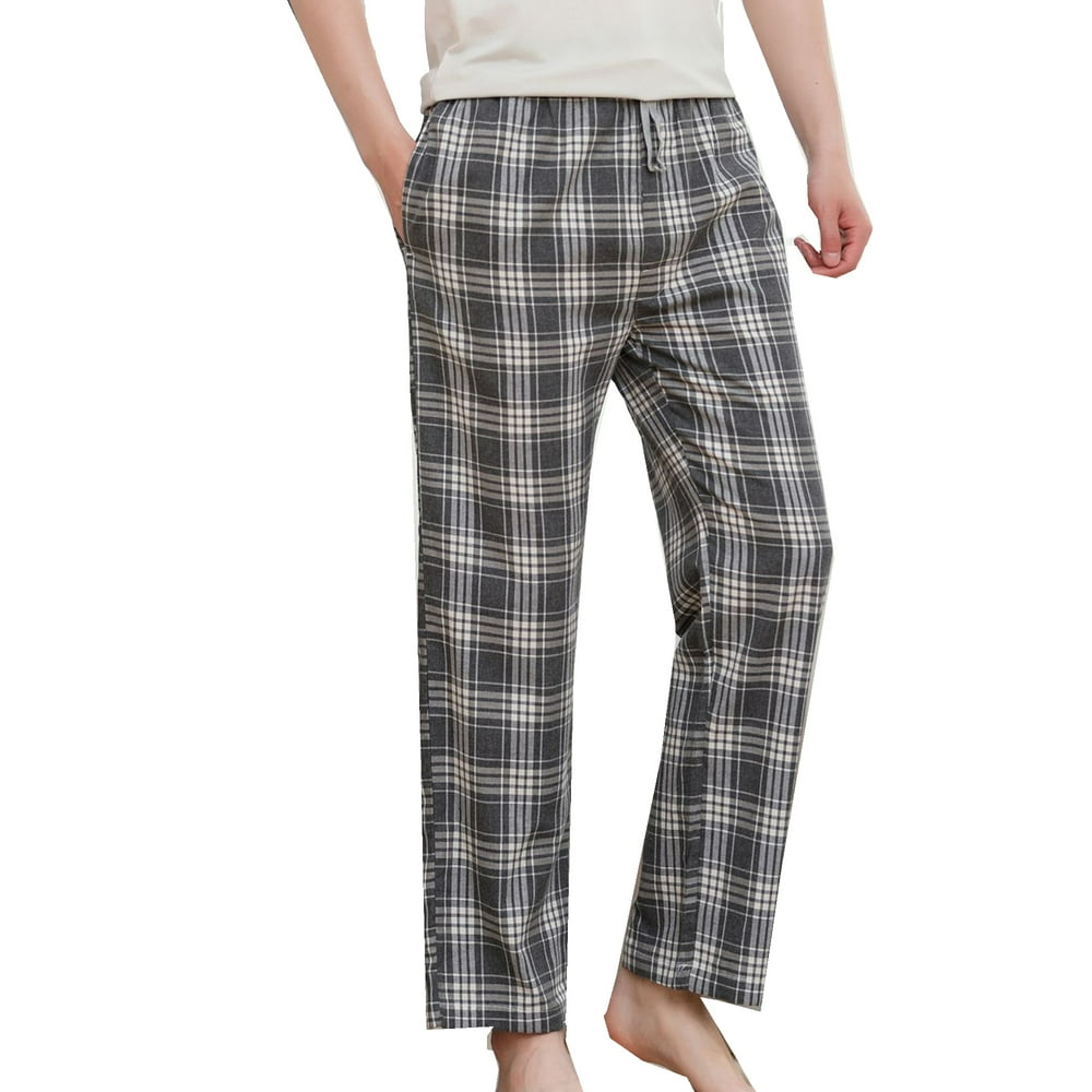 men's cotton pajama pants with pockets