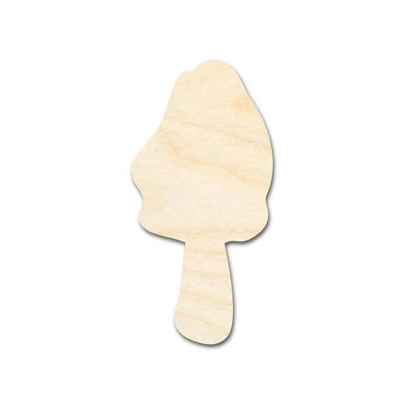 Unfinished Morel Mushroom Silhouette 18" / 1/8"