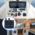 thumbnail image 5 of Zeeyh Nilight 6 Gang 5-Pin Switch Panel With 12V-24V Led Digital Voltmeter 3.1A Dual Usb Charger Cigarette Lighter Socket Overload Protection Suitable For Rv Trucks, Suvs, 5 of 7