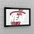 thumbnail image 3 of Miami Heat Fade Ready-To-Hang Black Framed Wall Mirror, 3 of 4