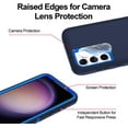 thumbnail image 3 of Petocase for Samsung Galaxy S23 Plus Case,with 2 Pack Screen Protector+2 Pack Camera Lens Protector Heavy Duty Shockproof Full Body Protection Phone Cover,Navy Blue, 3 of 7