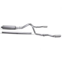Cat-Back Dual Split Exhaust System, Stainless Fits select: 2020-2021,2023 CHEVROLET SILVERADO