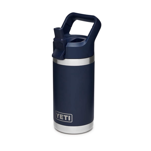 Botella YETI Rambler Jr. 350 ml Para niños con tapa de pajita color azul marino