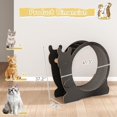 thumbnail image 2 of Homall Roue d'Exercice pour Chat, Grande Roue de Course de 42 Pouces pour Chat avec Mécanisme de Verrouillage/roue Silencieuse/piste Tapis, Tapis Roulant pour Chats d'Intérieur, Noir, 2 of 7