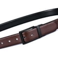 thumbnail image 5 of Beltox Fine Men's Dress Belt Leather Reversible 1.34" Wide Rotated Buckle Gift Box, 5 of 5