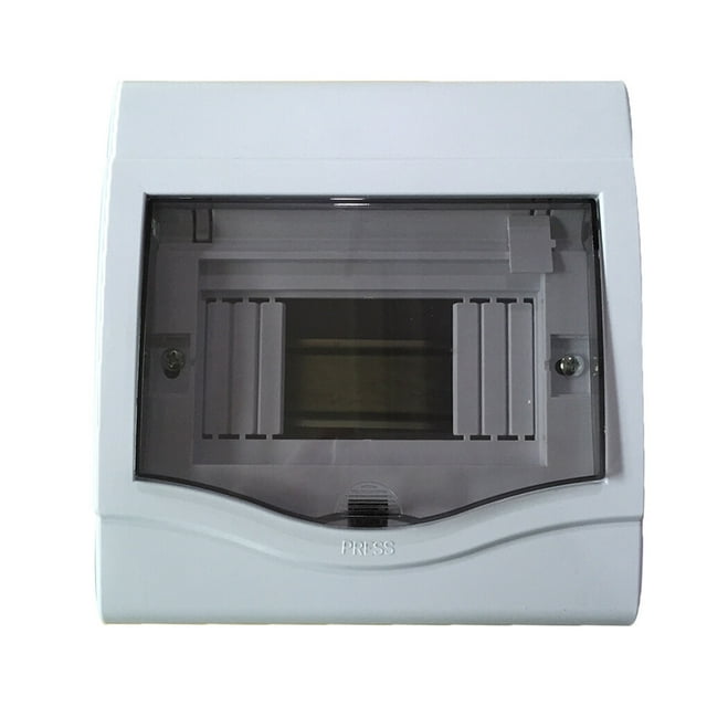 3-6 Ways Conceal Mounted Transparent Cover Electrical Distribution Box Circuit Breaker Lighting Box