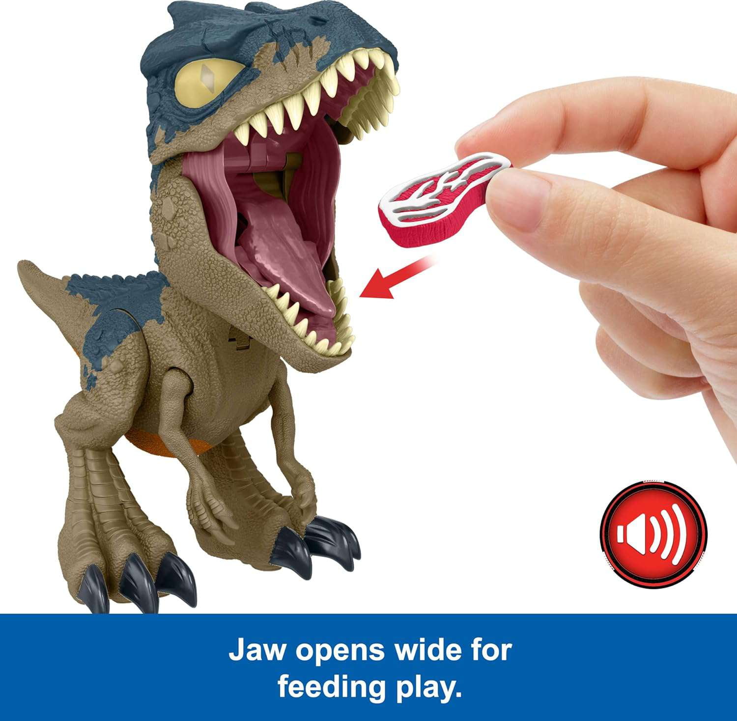 Jurassic World Mega Roar Allosaurus Action Figure