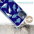 thumbnail image 2 of Cute Shark Collage Case for iPhone 12 Pro Max,Aesthetic Art Design Pattern Soft TPU Bumper Case Cover, 2 of 5