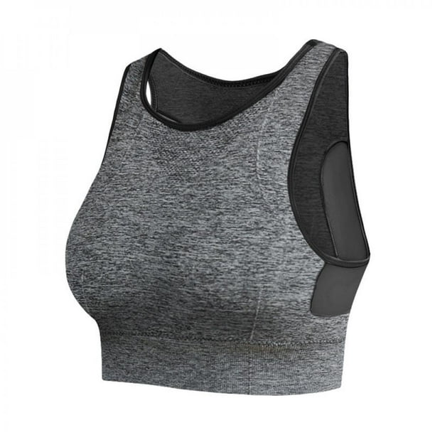 EleaEleanor Promotion Clearance Women Breathable Mesh Sports Bras Shockproof Padded Athletic