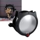 thumbnail image 5 of Puerta con solapa para gatos magnética, 4 modos de bloqueo, puerta automática para gatos de plástico seguro para puertas interiores y exteriores, color negro, 5 of 5