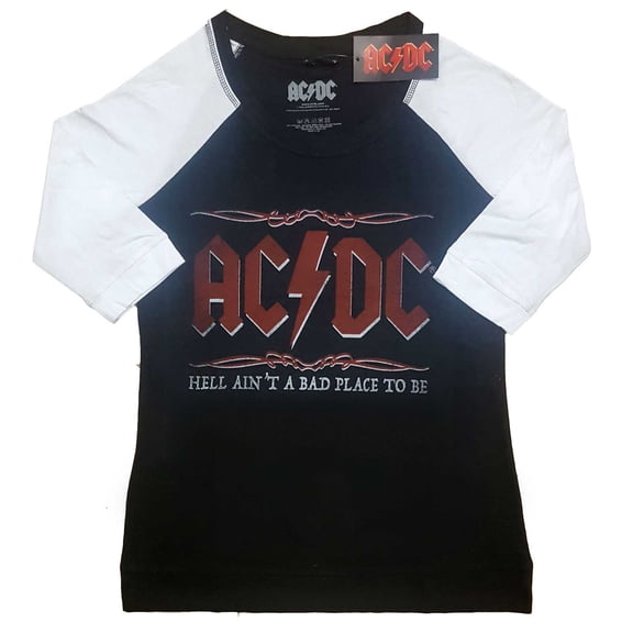 AC/DC Hell Ain't A Bad Place Junior Top Large White