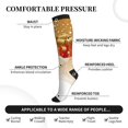 thumbnail image 2 of Sikiie Christmas Snowman Gift 1 Pairs Compression Socks for Men and Women 15-20 mmHg Running Support Socks, 2 of 7