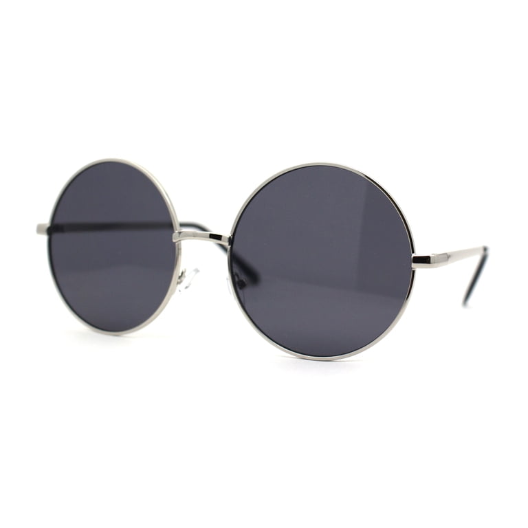 Classic Iconic Hippie Large Circle Lens Round Metal  display picture 1