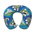 thumbnail image 1 of Almohada de viaje Toy Story con espuma viscoelástica en forma de U para el cuello, reposacabezas portátil superligero, ideal para sillas de avión, automóviles, hogares, oficinas, cojines para, 1 of 7