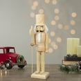 thumbnail image 2 of Northlight 15" Unfinished Paintable Wooden Christmas Nutcracker with Scepter, 2 of 5