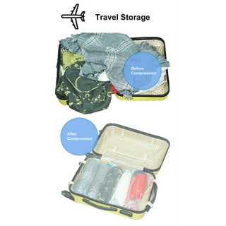Roll Up Compression Vacuum Storage Bag Travel Home Luggage Space Saver  35*25cm