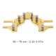 thumbnail image 3 of Clavijas de afinación de bloqueo de guitarra B2/B3/B4, afinador de guitarra cromado, mayordomo de cuerdas de guitarra, 3 of 5