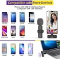 thumbnail image 4 of Wireless Lavalier Microphoneusb-c,wireless Lapel Mic For Android For Tiktok, Youtube, Vlog, 4 of 5