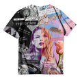 thumbnail image 3 of TayIor Sw1ft Chemises, Tylor Sw1ft Merch, Tylor Sw1ft, Chemises Blouse à Manches Courtes à Col Rond Imprimées Décontractées de Mode pour Femmes, T-Shirts Graphiques pour Amatrices de Musique pour Femmes TKFASHION Rose Pâle TG, 3 of 3