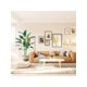 thumbnail image 1 of 6ft/7ft bird of paradise artificial plant con permanent flower: fake palm tree para indoor y outdoor moderno decor, ideal para housewarming gift con 17(20) trunks y faux leaves, 1 of 7