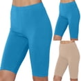 thumbnail image 2 of Vhkiploz Yoga Shorts for Women's High Waisted Leggings Knee Length Jogger Running Sweat Shorts Active Workout biker shorts, 2 of 5