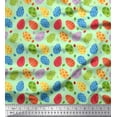 thumbnail image 1 of Soimoi Polyester Crepe Fabric Egg Easter Decor Fabric Printed Yard 52 Inch Wide, 1 of 3