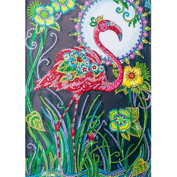 Cuadros Decorativos Flamencos 5D DIY Forma especial parcial Taladro Diamante JShteea Nuevos Originales