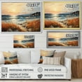 thumbnail image 4 of Designart "Beach Breeze Painting III" Nautical & Beach Floater Framed Canvas Art Print, 4 of 7