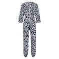 thumbnail image 4 of Manyakai Womens Elderly Anti-strip Adaptive Jumpsuit Elderly Security Back Zipper Nursing Rompers Leopard M, 4 of 6