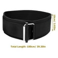 thumbnail image 2 of WHAMVOX Gym Lifting Belt 1Pack for Fitness Enthusiasts in Black 39.30X3.93X0.20in, 2 of 8