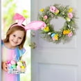 thumbnail image 4 of Ganfancp Coronas de Pascua Decoraciones de Pascua Coronas de Pascua para Colgar En La Puerta Ofertas y Liquidaciones 1X Corona, 4 of 7