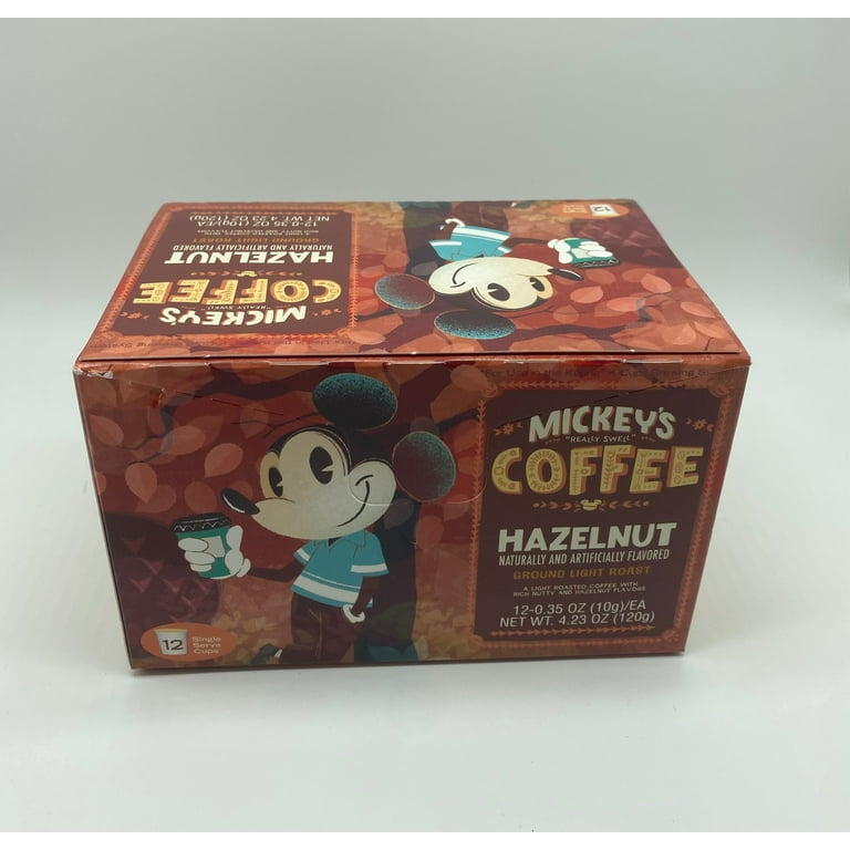 Disney Mickey's Really Swell Coffee Hazelnut Flavored 12 Keurig K