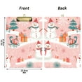 thumbnail image 5 of FORMRS Acrylic Clipboard with Low Profile Clip Standard A4 Letter Size, 12.5" x 9", Pink Christmas Snowman, 5 of 8