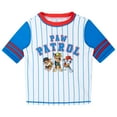 thumbnail image 2 of Nickelodeon Paw Patrol Chase Marshall Rubble Raglan Rash Guard and Swim Trunks UPF 50+ Outfit Set Toddler to Big Kid, 2 of 5