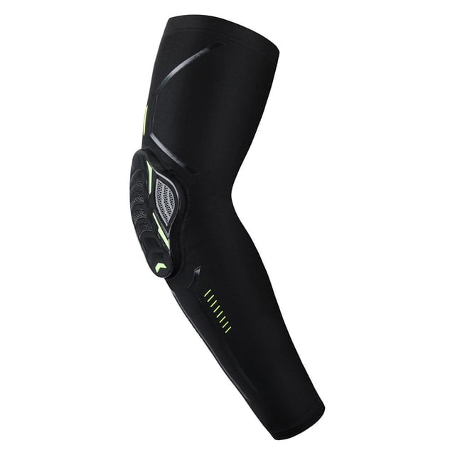 Protector de brazo deportivo Hugtrwg mangas de compresión almohadilla protectora de codo negro XL