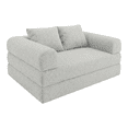 thumbnail image 1 of SOFA CAMA TEDDY QUEEN SIZE SMOOTH SILVER, 1 of 1