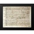 thumbnail image 2 of Mozart, Wolfgang Amadeus 14x11 Black Modern Framed Museum Art Print Titled - Six Contre Dances - Two Oboe and Horn Parts, 2 of 5