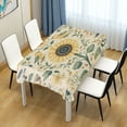 thumbnail image 4 of Yayeee Tablecloths 54" x 54" Rectangle Wrinkle Resistant Party Table Cover, Floral Birds Pattern, 4 of 8