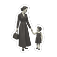 thumbnail image 4 of Yatrandify Vintage Stickers Women Retro Stickers Waterproof Vinyl Stickers for Notebooks Laptops Suitcases, 4 of 9