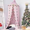 thumbnail image 6 of Christmas Felt Ball Garland,Happon 4 Strings Felt Pom Pom Garland Decoration,Colorful Pompom Balls Hanging Christmas Ornament for Bedroom Christmas Wedding Birthday Party Decoration, 6 of 6