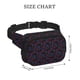thumbnail image 4 of Fotbe Sea Turtle Cangurera Cuadrada con Estampado de Doble Capa, Bolsa de Cintura Ajustable Mini para Hombres y Mujeres, 4 of 9