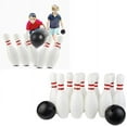 thumbnail image 5 of 10x Bowling Set Skittles Game With 2 Balls Educational Toys For Children - As, 5 of 5