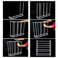 thumbnail image 6 of 4Layers/8 Layers Shoes Rack Organizer Wall Mounted Hanging Door Back Closet Large Capacity Door Shoe Rack Shelf Storage, 6 of 6