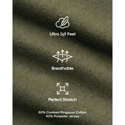 True Classic Mens T-Shirts – Short Sleeve Crew Neck T Shirts for Man, Cotton Blend Plain Novelty Mens T-Shirts, Pack of 3, Variety, L