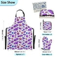 thumbnail image 3 of Football Basketball Shoes 5 Pcs Kitchen Set Heat Resistant Oven Mitts and Non-Slip Pot Holders with Adjustable Cooking Apron, 3 of 6
